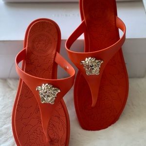 Versace Medusa Thong Sandals 100% authentic!